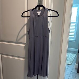 A New Day Gray Halter Sundress